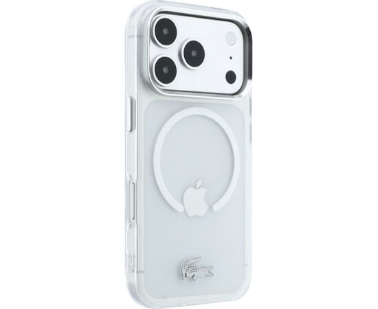 Lacoste IML Frosted MagSafe Aizsargapvalks priekš iPhone 18 Pro Max / 17 Pro Max / caurspīdīgs Neoriģinālie Maciņi