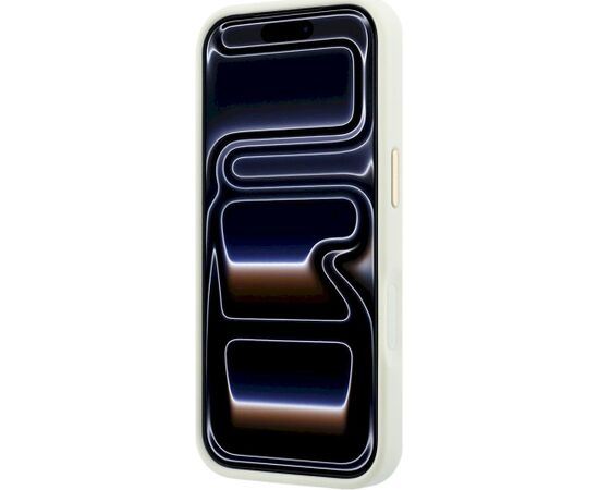 Guess Peony 4G Small Logo MagSafe Aizsargapvalks priekš iPhone 18 Pro / iPhone 17 Pro / bēšs Neoriģinālie Maciņi
