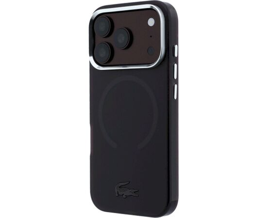 Lacoste IML Frosted MagSafe Aizsargapvalks priekš iPhone 18 Pro / 17 Pro / bordo Neoriģinālie Maciņi