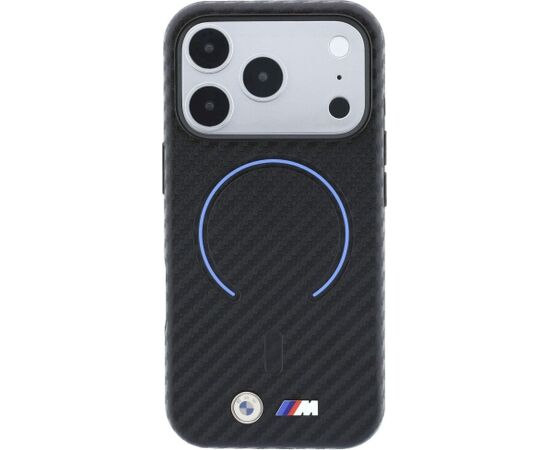 BMW M Carbon Printed Ring MagSafe Aizsargapvalks priekš iPhone 18 Pro Max / melns Neoriģinālie Maciņi