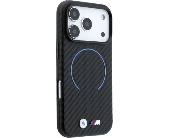 BMW M Carbon Printed Ring MagSafe Aizsargapvalks priekš iPhone 18 Pro Max / melns Neoriģinālie Maciņi