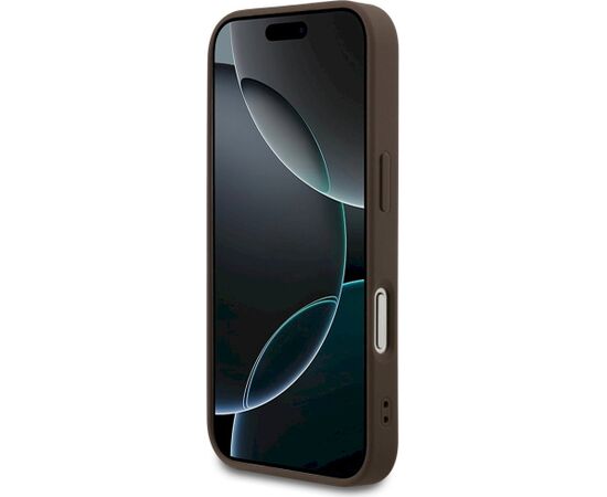 Guess 4G Classic Case Aizsargapvalks priekš iPhone 18 Pro / iPhone 17 Pro / brūns Neoriģinālie Maciņi