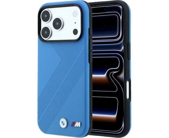 BMW M Tire Track Metal Logo MagSafe Aizsargapvalks priekš iPhone 18 Pro / 17 Pro / blue Neoriģinālie Maciņi
