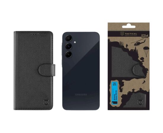Tactical Field Notes Aizsargapvalks priekš Samsung Galaxy A55 5G / melns Neoriģinālie Maciņi