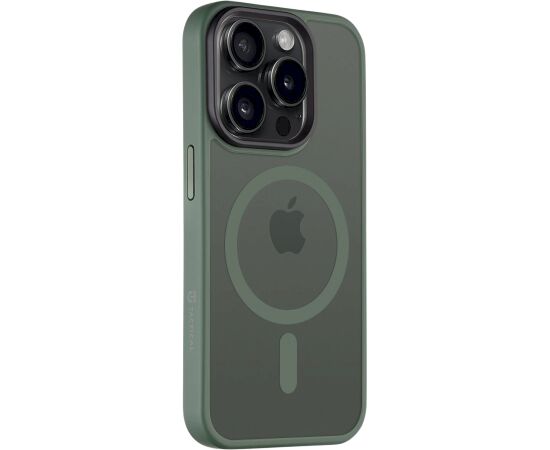 Tactical MagForce Hyperstealth Cover Aizsargapvalks priekš iPhone 15 Pro / mežzaļš Neoriģinālie Maciņi