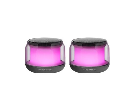 Mars Gaming MSAURA USB DSP Stereo Datoru skaļruni 15W / RGB / Bluetooth 5.3 Jaunumi - Audio-Video