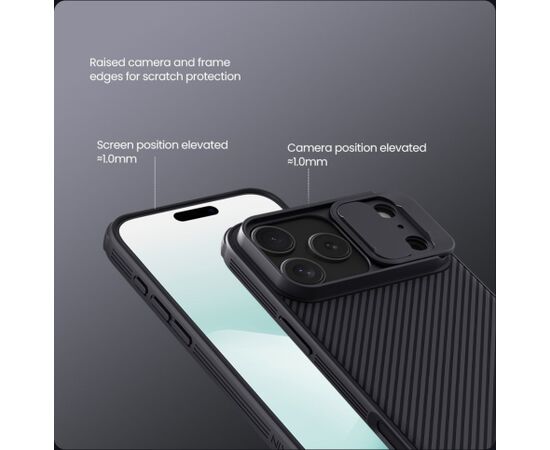 Nillkin CamShield PRO Case Aizsargapvalks priekš Apple iPhone 17 Pro Max Neoriģinālie Maciņi