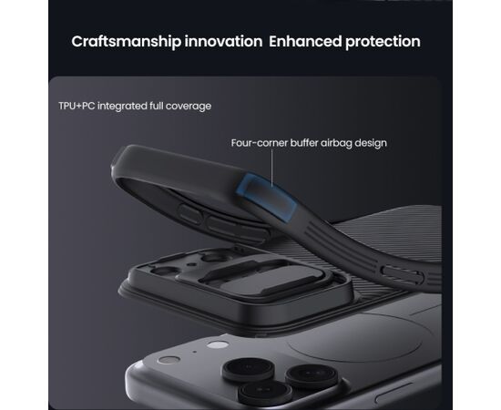 Nillkin CamShield PRO Case Aizsargapvalks priekš Apple iPhone 17 Pro Max Neoriģinālie Maciņi
