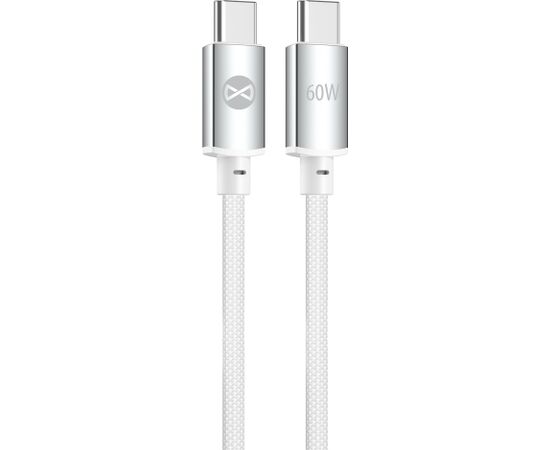 Forever Vibe C2G Kabelis USB-C uz USB-C 1m Data USB kabeļi