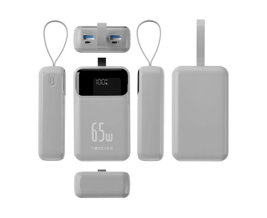 Forever Vibe-TB65 PD QC Ārējais akumulators 20000 mAh Power Banks