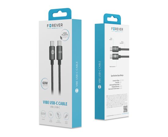 Forever Vibe C2G Кабель USB-C - USB-C 1m Дата USB-кабели