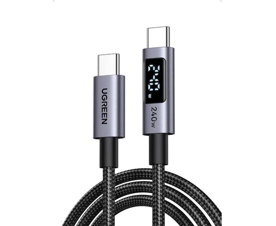 UGREEN L530 USB-C uz USB-C kabelis 3m Data USB kabeļi