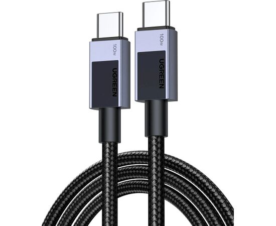 UGREEN L512 Кабель USB-C - USB-C PD 100W 0.5 m / серый Дата USB-кабели
