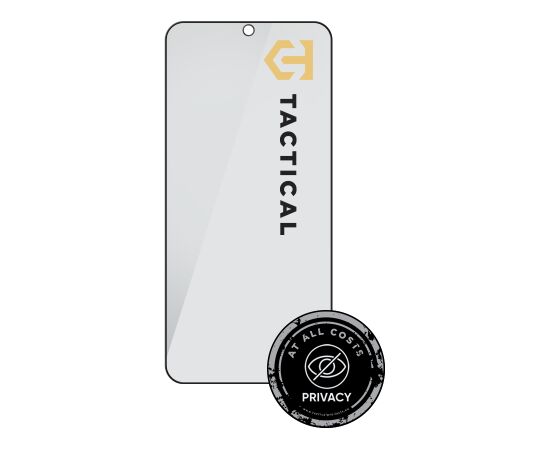 Tactical Glass Shield Privacy Stealth 5D Aizsargstikls priekš Samsung Galaxy A37 Ekrānu aizsardzība
