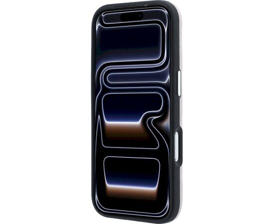 Karl Lagerfeld Grained Mono Resin Logo MagSafe Aizsargapvalks priekš iPhone 18 Pro Max / 17 Pro Max / rozā Neoriģinālie Maciņi