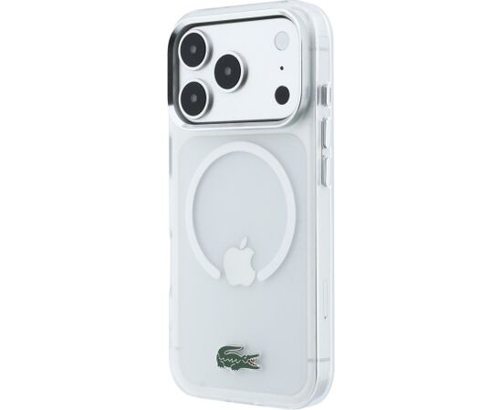 Lacoste IML Frosted Laquer Logo MagSafe Case Aizsargapvalks priekš iPhone 18 Pro Max / 17 Pro Max / caurspīdīgs Neoriģinālie Maciņi