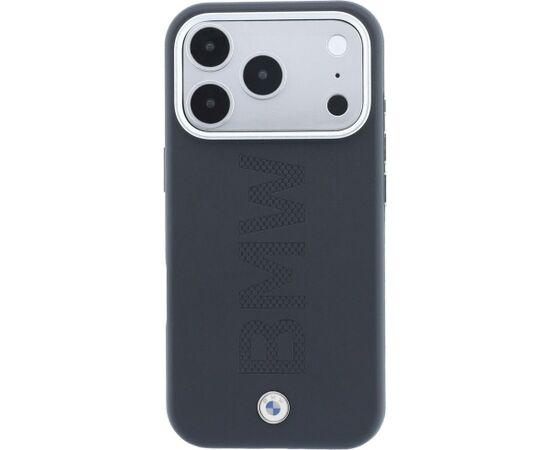 BMW Sign Centered Deboss MagSafe Case Aizsargapvalks priekš iPhone 18 Pro / 17 Pro / pelēks Neoriģinālie Maciņi