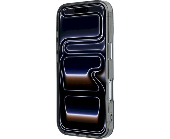 Lacoste IML Frosted Laquer Logo MagSafe Case Aizsargapvalks priekš iPhone 18 Pro Max / 17 Pro Max / melns Neoriģinālie Maciņi