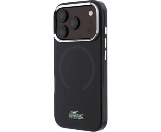 Lacoste IML Frosted Laquer Logo MagSafe Case Aizsargapvalks priekš iPhone 18 Pro Max / 17 Pro Max / bordo Neoriģinālie Maciņi