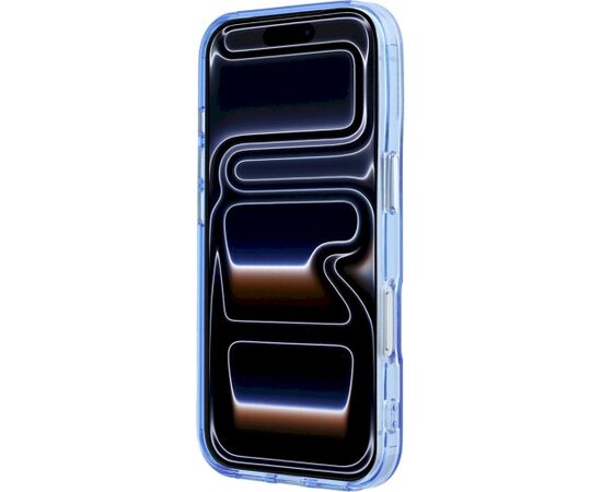 Lacoste IML Glossy Finish with Ring Stand MagSafe Aizsargapvalks priekš iPhone 18 Pro Max / 17 Pro Max / zils Neoriģinālie Maciņi