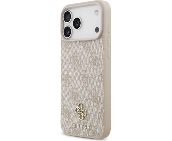 Guess 4G Small Classic Logo MagSafe Case Aizsargapvalks priekš iPhone 18 Pro Max / 17 Pro Max / rozā Neoriģinālie Maciņi