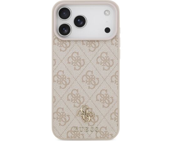 Guess 4G Small Classic Logo MagSafe Case Aizsargapvalks priekš iPhone 18 Pro Max / 17 Pro Max / rozā Neoriģinālie Maciņi