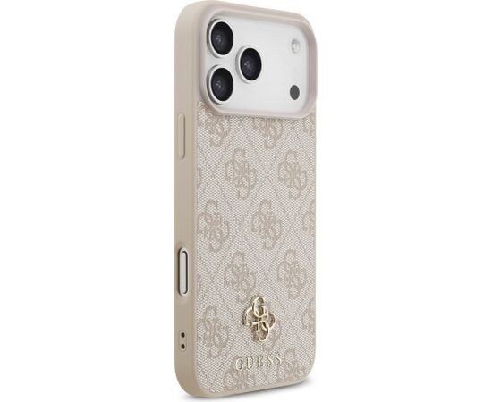 Guess 4G Small Classic Logo MagSafe Case Aizsargapvalks priekš iPhone 18 Pro Max / 17 Pro Max / rozā Neoriģinālie Maciņi
