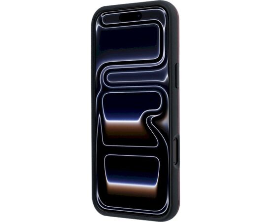 Mercedes Leather 3D MagSafe Aizsargapvalks priekš iPhone 18 Pro Max / 17 Pro Max / burgundijas Neoriģinālie Maciņi