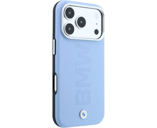 BMW Sign Centered Deboss MagSafe Case Aizsargapvalks priekš iPhone 18 Pro / 17 Pro / zils Neoriģinālie Maciņi