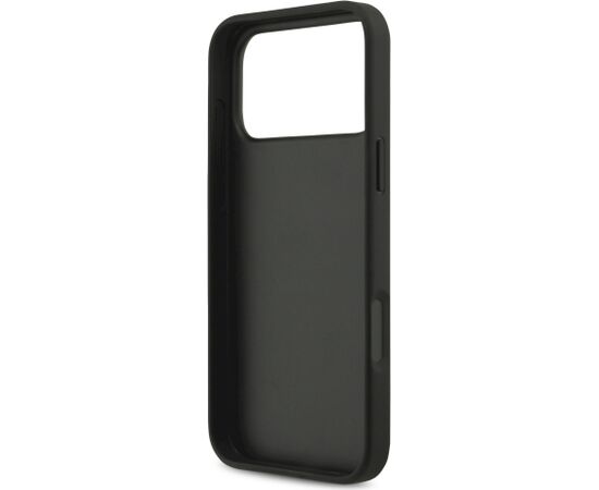 Guess PU 4G Metal Logo Case Aizsargapvalks priekš iPhone 18 Pro Max / pelēks Neoriģinālie Maciņi