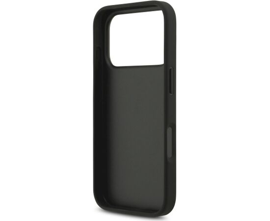 Guess PU 4G Metal Logo Case Aizsargapvalks priekš iPhone 18 Pro / pelēks Neoriģinālie Maciņi