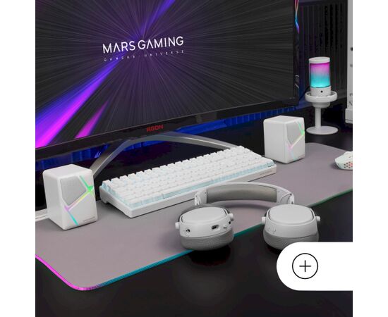 Mars Gaming MSHW Акустическая система 10W / белый Aудио-видео