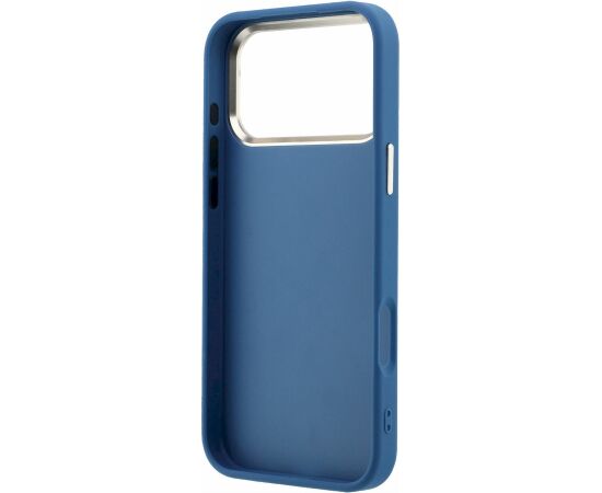 Guess PU 4G Strass Metal Logo Case Aizsargapvalks priekš iPhone 18 Pro Max / zils Neoriģinālie Maciņi
