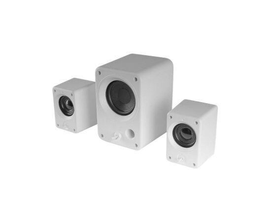 Mars Gaming MSH21W Акустическая система для компьютера 2.1 3D 35W / белые Aудио-видео