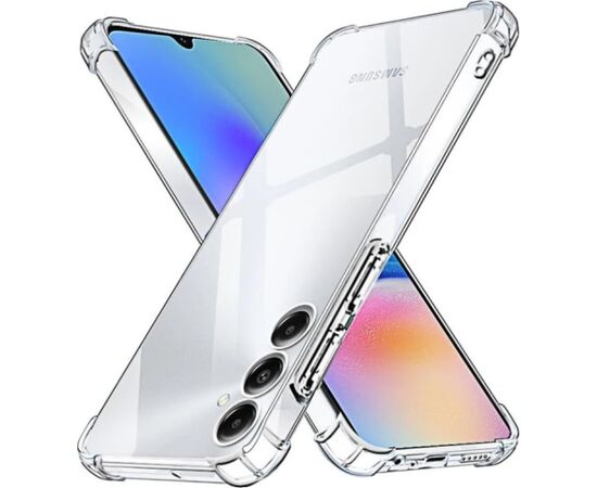 Mocco Anti Shock 1.5 mm Aizmugurējais Silikona Apvalks Priekš Samsung Galaxy A55 5G Neoriģinālie Maciņi