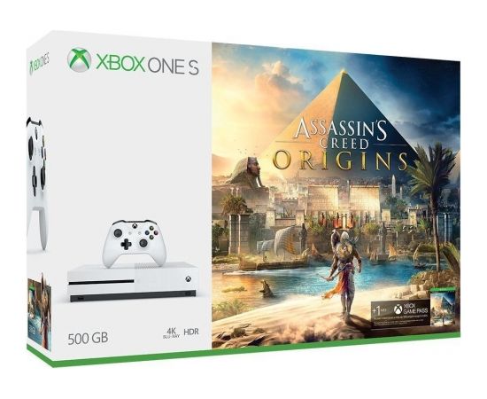 Microsoft Xbox One S 500GB + Assasin's Creed: Origins (ZQ9-00234)
