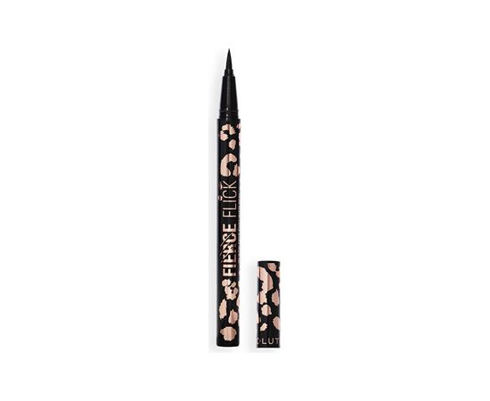 Makeup Revolution Fierce Flick Felt Eyeliner Pen - Oční linky 0,5 ml Black Духи и косметика