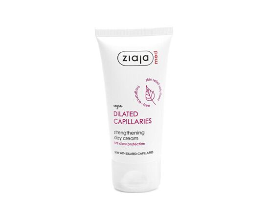 Ziaja Dilated Capillaries Strengthening Day Cream SPF 6 - Pleťový krém 50ml Духи и косметика
