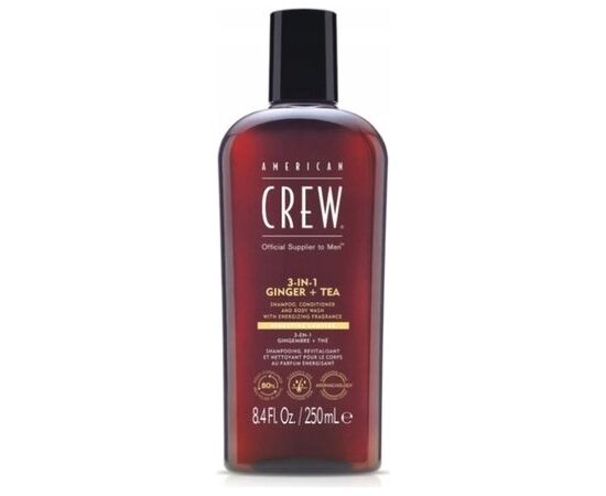 American Crew 3-in-1 Ginger + Tea 250 ml shampoo Новинки Компьютерная техника