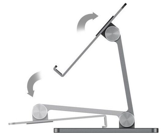 Alogic Universal-tablet holder Alu space grey Jaunumi - Datori