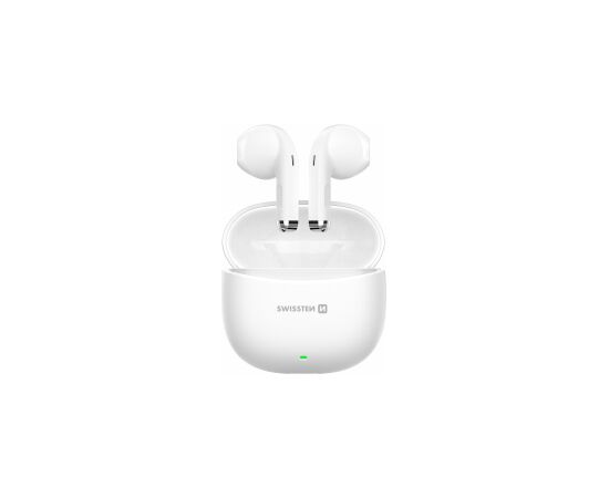 Swissten TWS Mini TUNE Bluetooth Stereo Austiņas ar Mikrofonu Baltas Austiņas