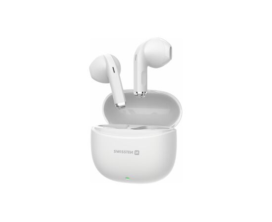 Swissten TWS Mini TUNE Bluetooth Stereo Austiņas ar Mikrofonu Baltas Austiņas