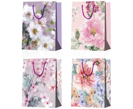 Gift bag CANVAS S, 18x23x10cm, mix Новости, мебель, дом