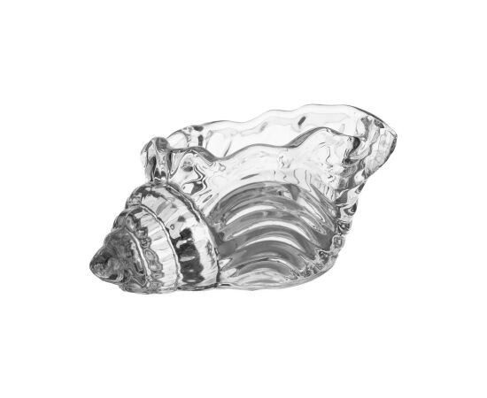 Candle holder SHELL 11xH5cm, glass Новости, мебель, дом