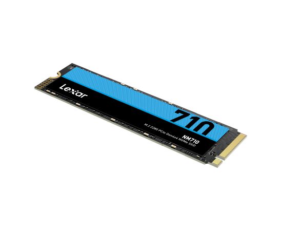 Lexar M.2 NVMe SSD NM710 500 GB SSD form factor M.2 2280 Solid-state drive interface PCIe Gen4x4 Read speed 5000 MB/s Write speed 2600 MB/s Жесткие диски (SSD)