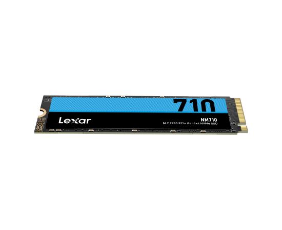 Lexar M.2 NVMe SSD NM710 500 GB SSD form factor M.2 2280 Solid-state drive interface PCIe Gen4x4 Read speed 5000 MB/s Write speed 2600 MB/s Жесткие диски (SSD)
