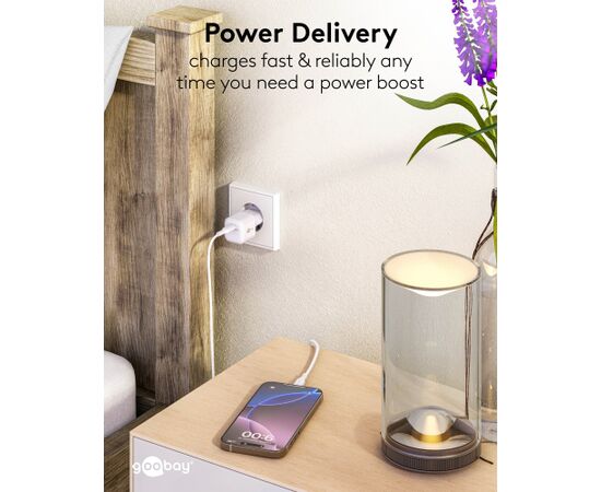 Goobay 20 W USB-C PD GaN Fast Charger Nano USB-C Новинки смартфонов и телефонов