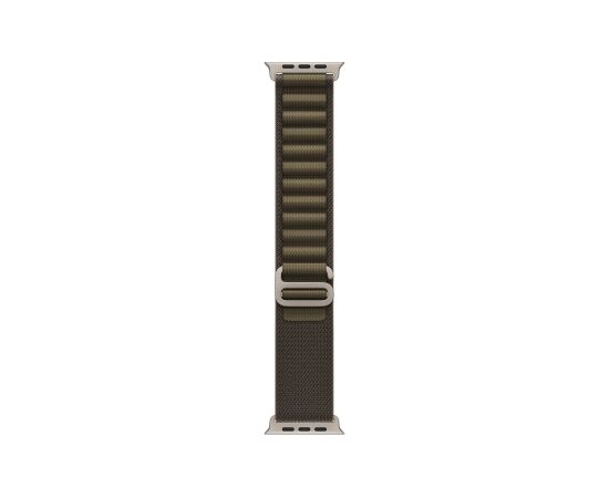 APPLE 49mm Dark Olive Alpine Loop - Small - Natural Titanium Finish Apple Smart-Watch aksesuāri