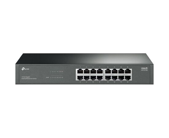 TP-LINK 16-Port Gigabit Switch LS1016G Unmanaged Desktop/Rack-mountable Switch