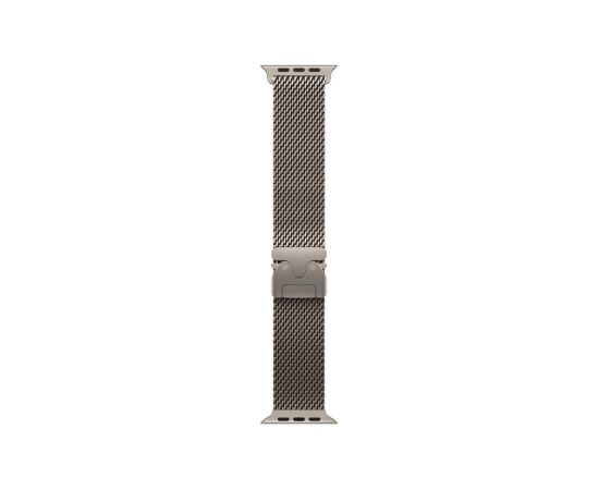 APPLE 49mm Natural Titanium Milanese Loop - Small Smart-Watch aksesuāri